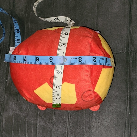 Just Play Logo Marvel Disney Iron Man Tsum Tsum  Stackable Plush Red Gold Yellow - Picture 6 of 10